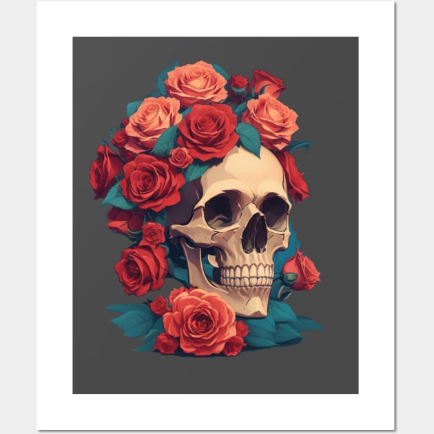 Fragrant Skull Wall Art by BRTZ e-Shop